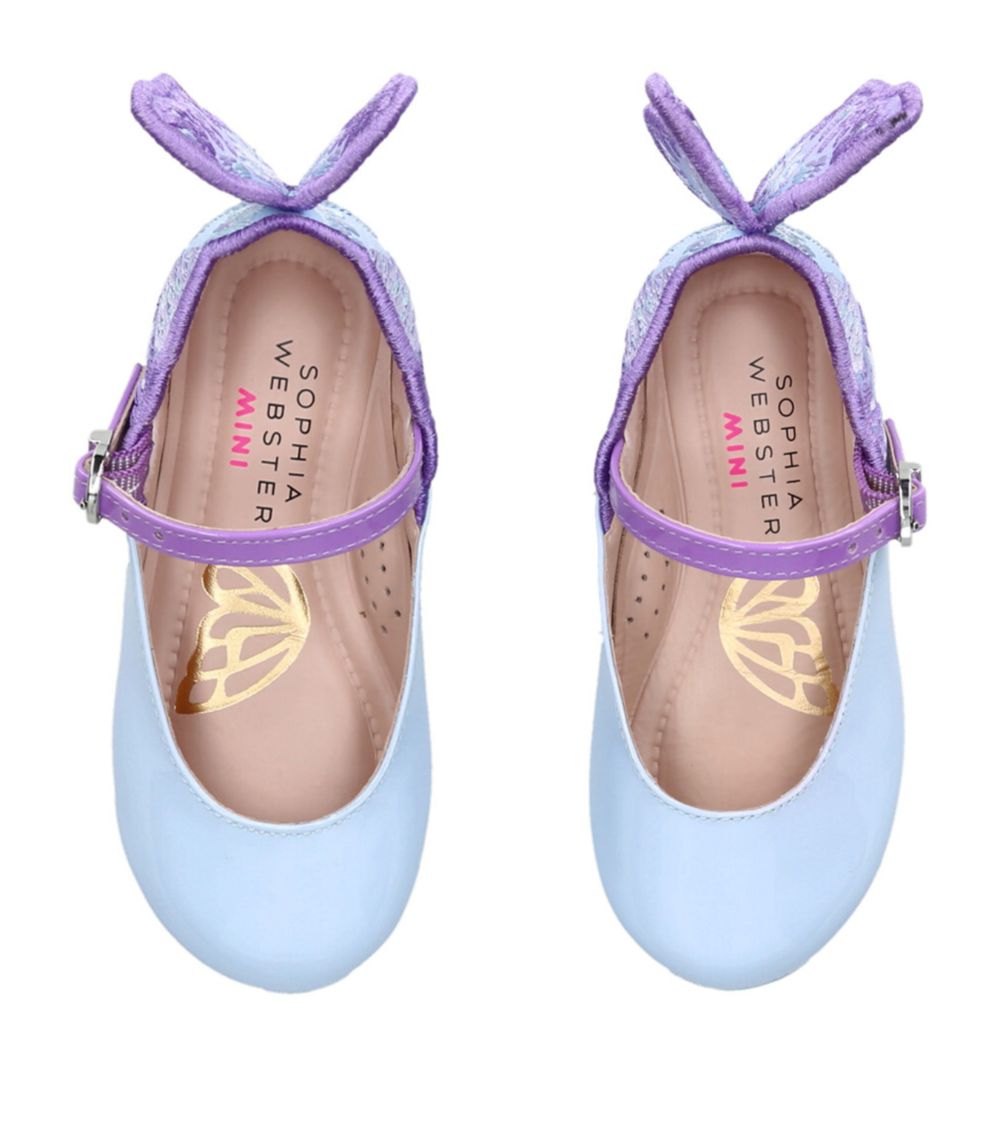 Sophia Webster Mini Sophia Webster Mini Leather Embroidered Chiara Ballet Flats