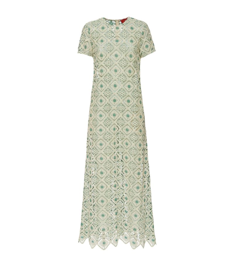 La Doublej La Doublej Macramé Swing Dress