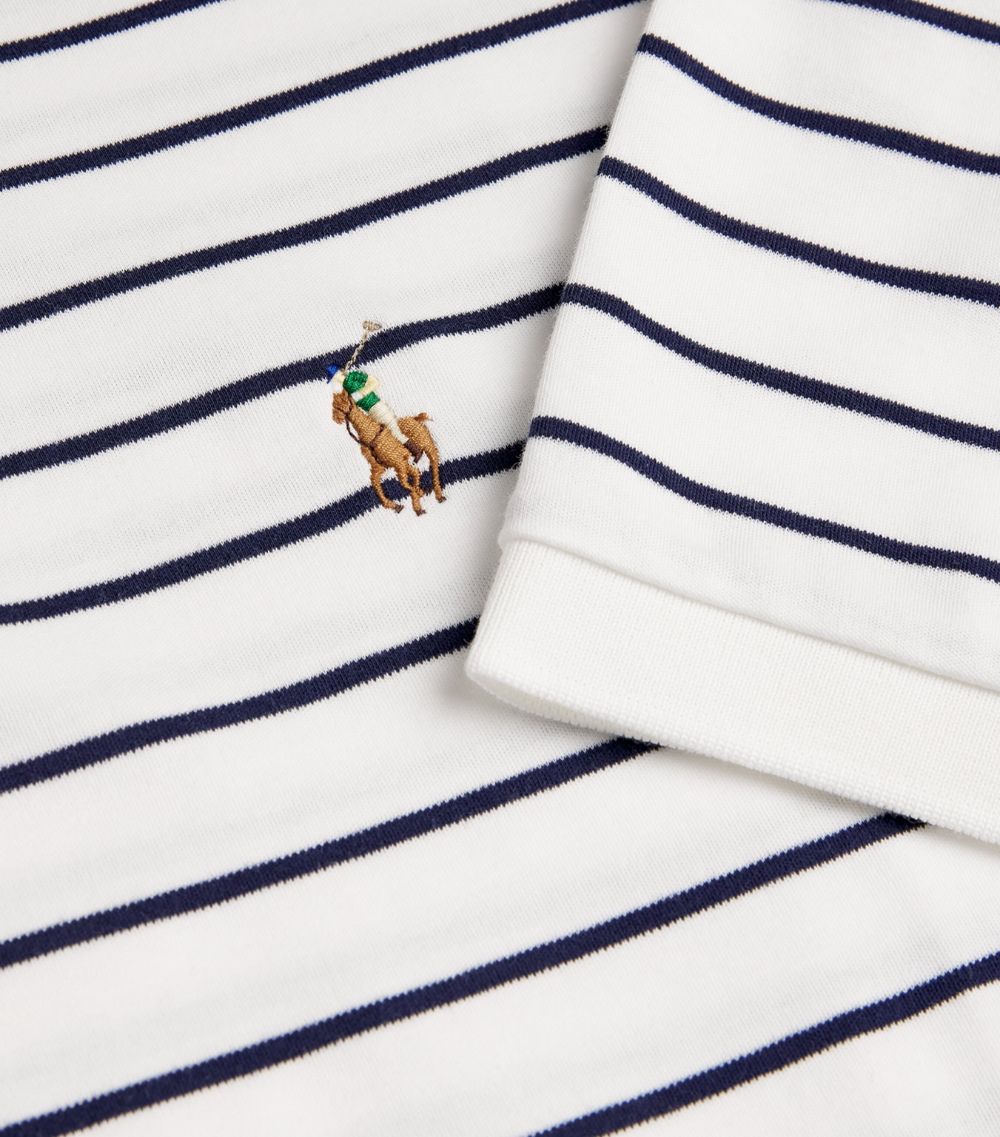 Polo Ralph Lauren Polo Ralph Lauren Pima Cotton Striped Polo Shirt