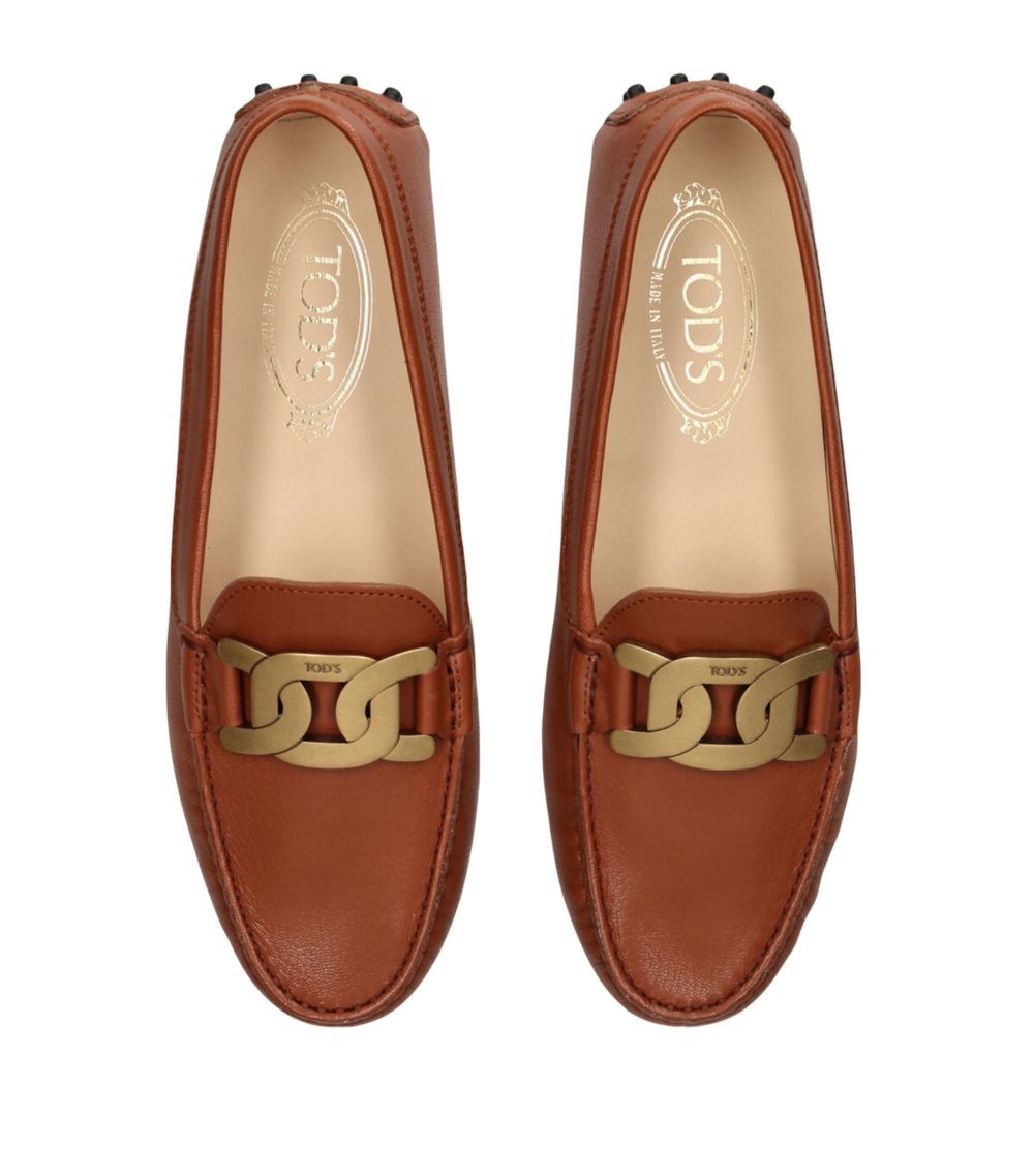 Tod's Tod's Leather Gommini Catena Driving Shoes