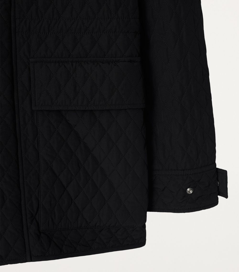 Burberry Burberry Quilted Check Hood Jacket