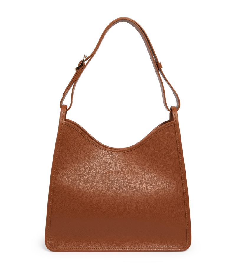  Longchamp Leather Le Foulonné Shoulder Bag