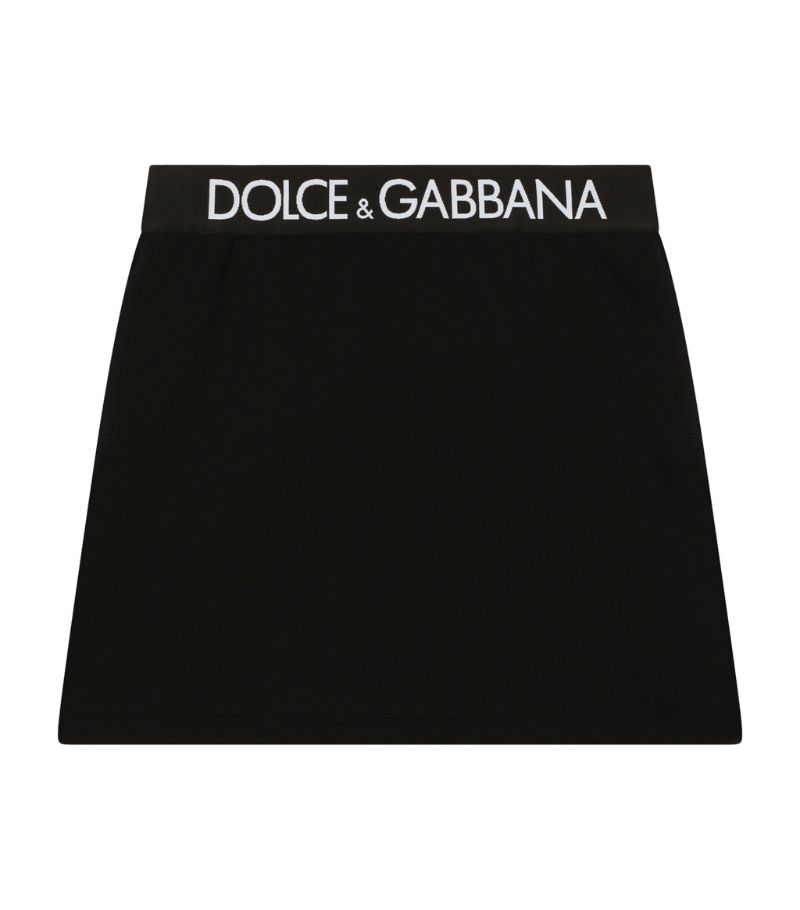 Dolce & Gabbana Dolce & Gabbana Kids Embroidered-Logo Skirt (2-6 Years)