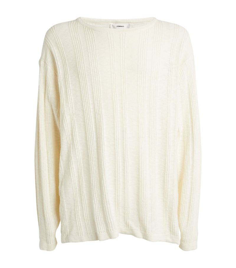 Commas Commas Relaxed Ribbed Sweater