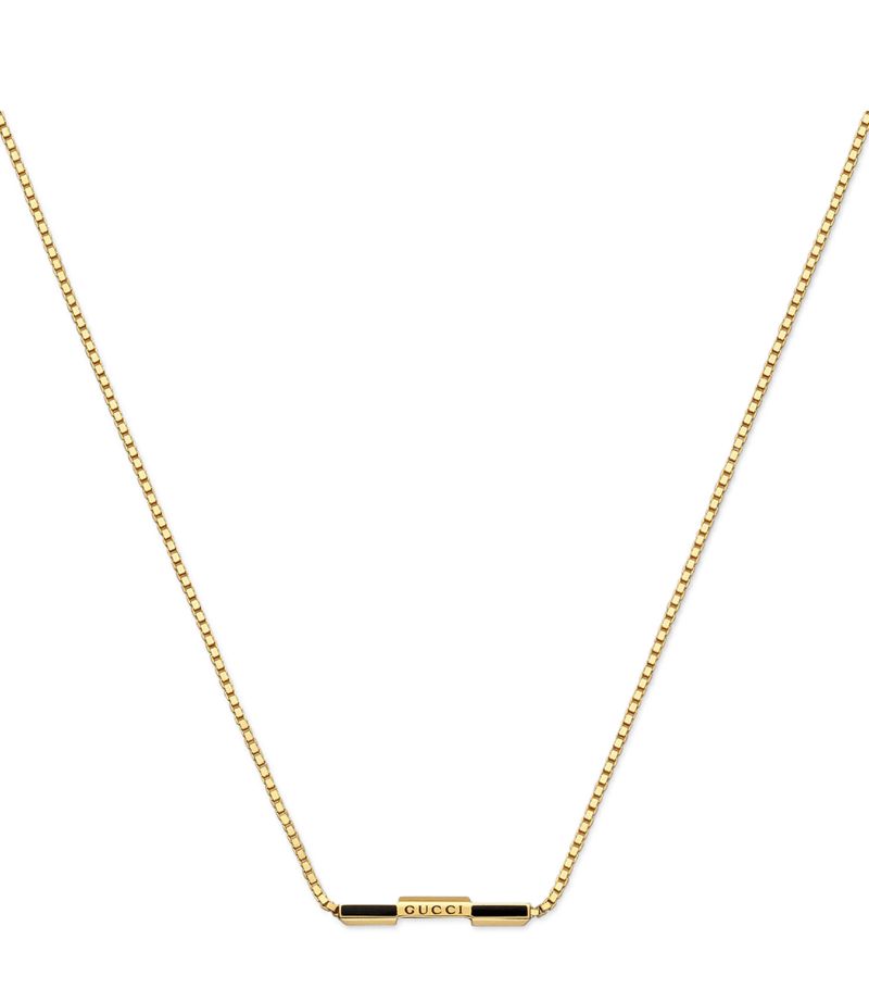 Gucci Gucci Yellow Gold Link To Love Necklace