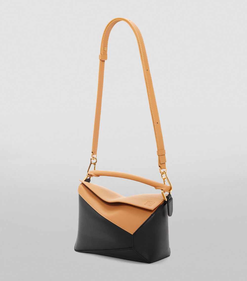 Loewe Loewe Small Leather Puzzle Edge Top-Handle Bag