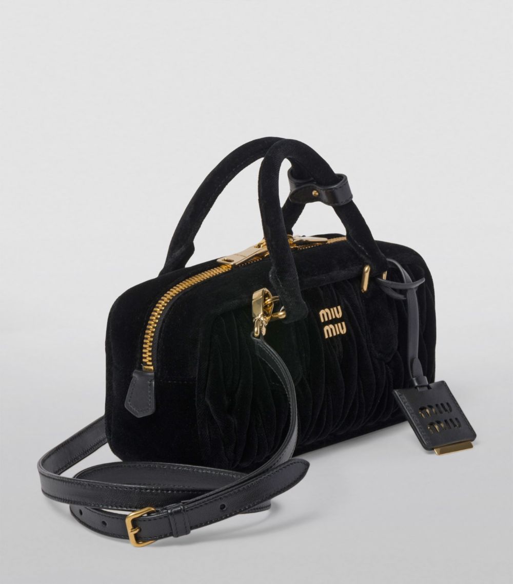 Miu Miu Miu Miu Small Velvet Arcadie Top-Handle Bag