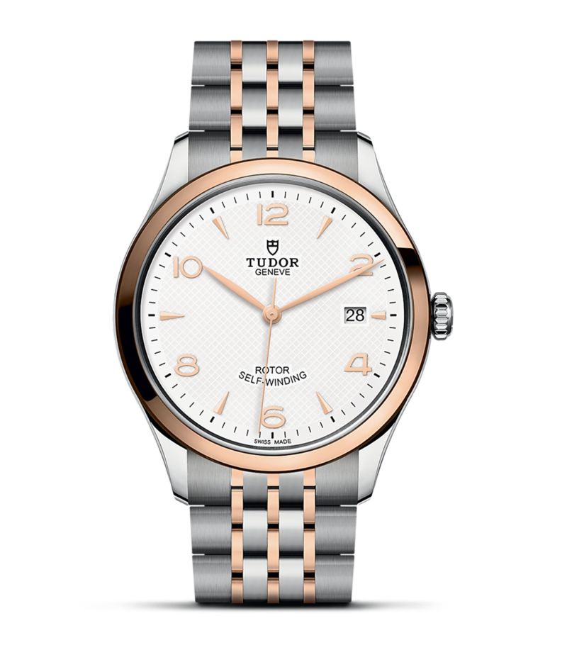 Tudor Tudor 1926 Stainless Steel And Rose Gold Watch 39Mm