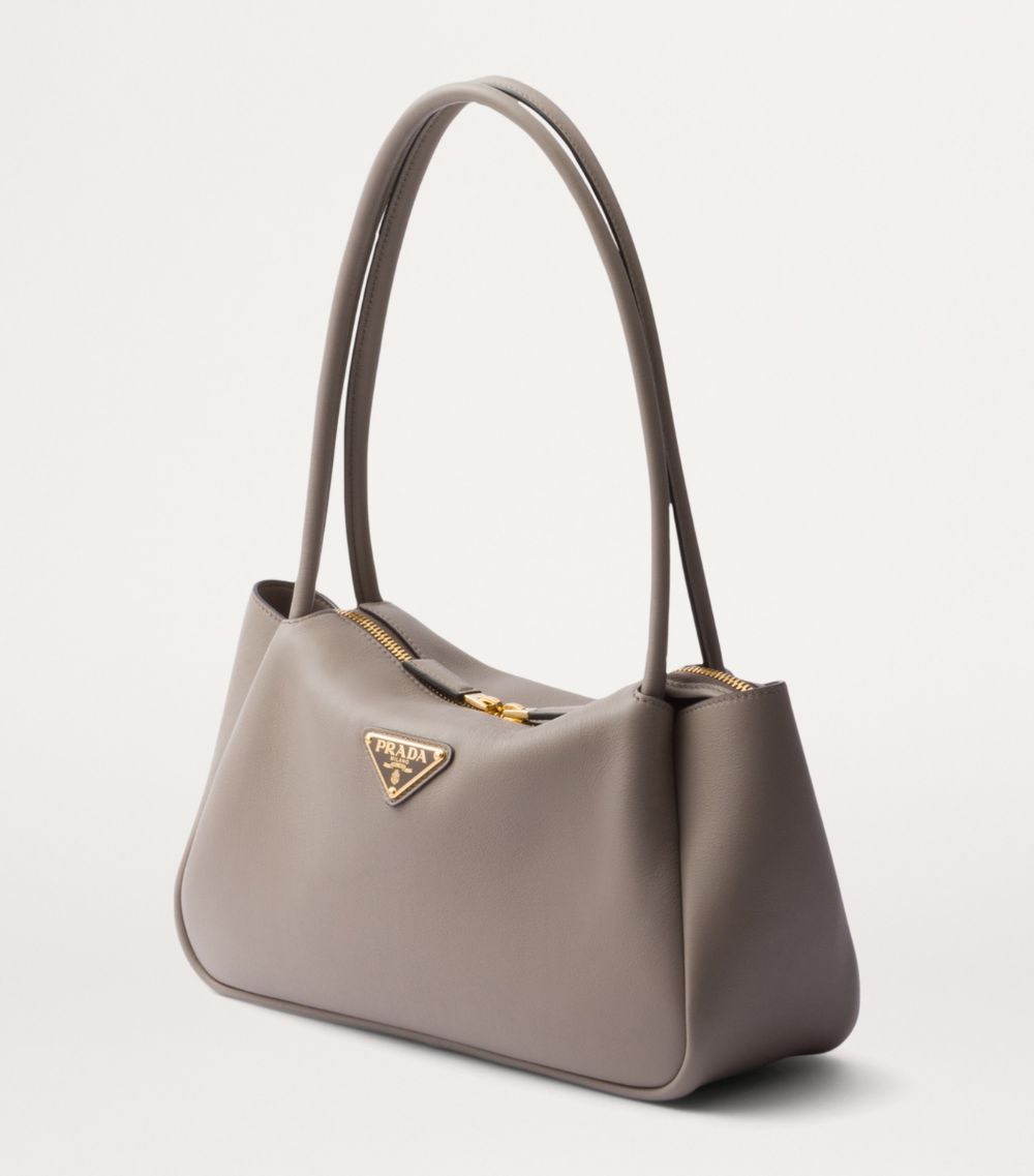 Prada Prada Medium Leather Shoulder Bag