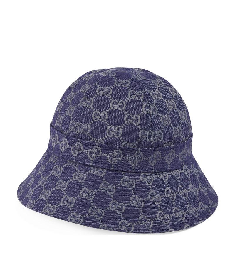 Gucci Gucci Cotton Gg Canvas Bucket Hat