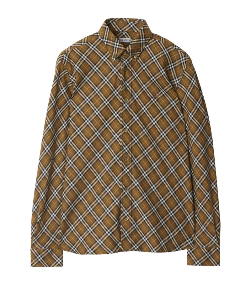 Burberry Burberry Cotton Check Shield Shirt