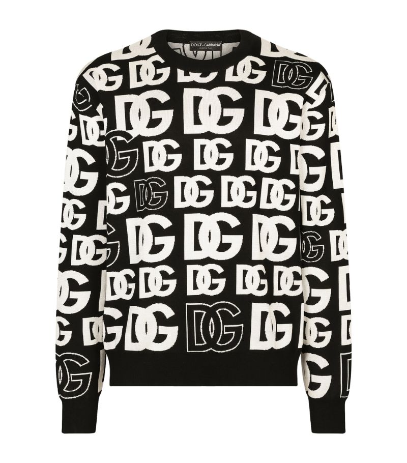 Dolce & Gabbana Dolce & Gabbana Silk Logo Sweater