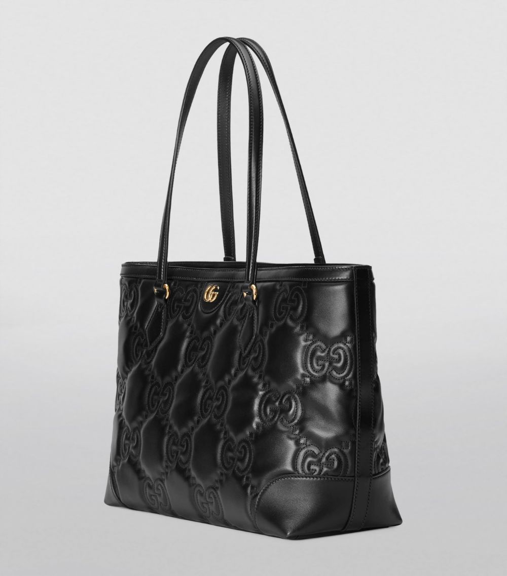 Gucci Gucci Medium Leather Matelassé Tote Bag