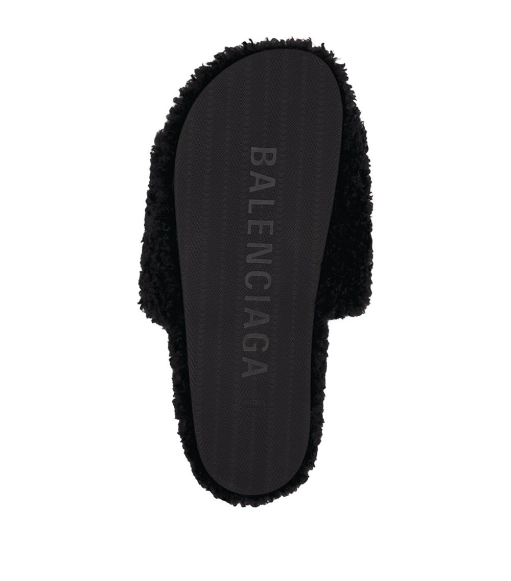 Balenciaga Balenciaga Furry Slides