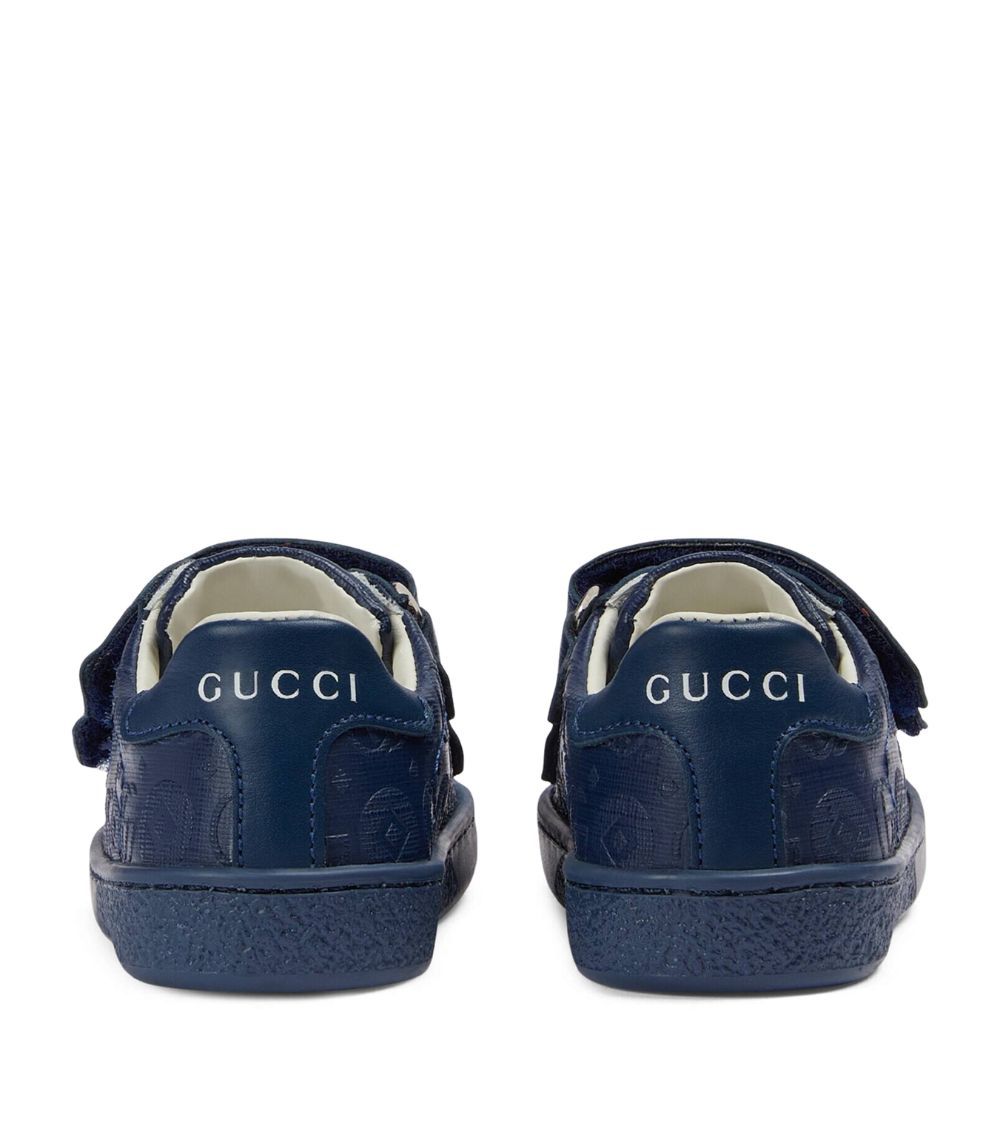 Gucci Gucci Kids Leather Ace Sneakers