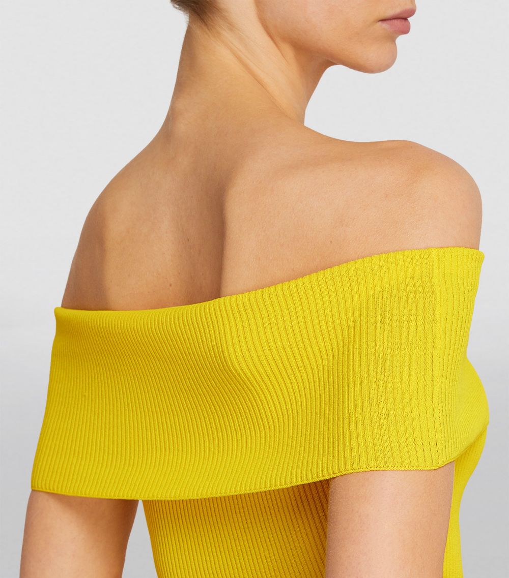 Max Mara Max Mara Off-The-Shoulder Crop Top