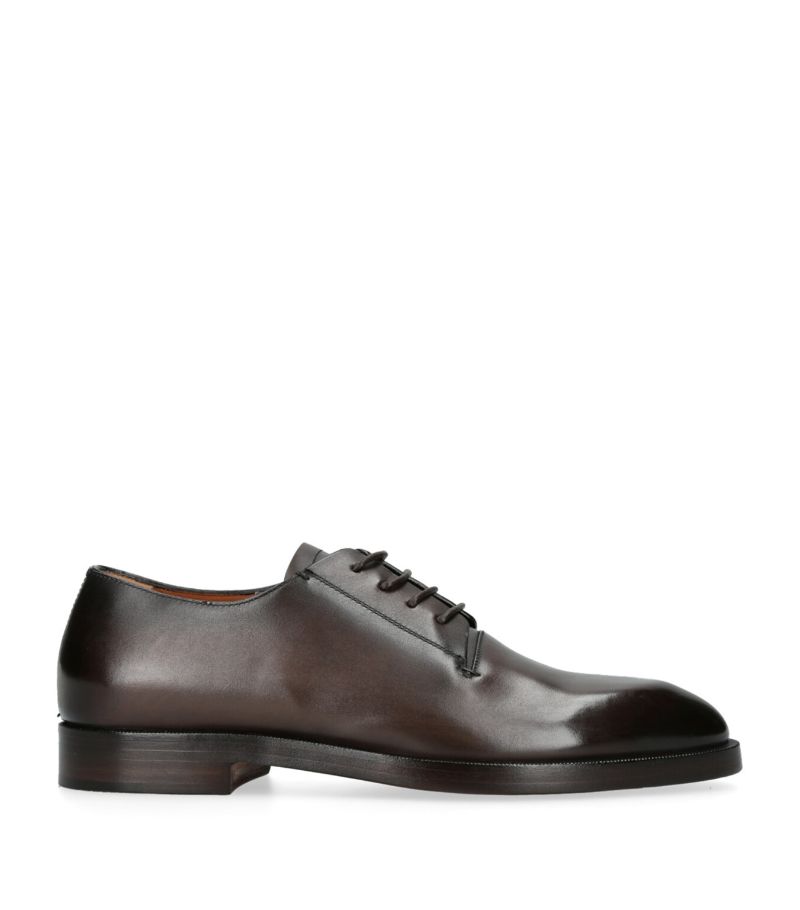 zegna Zegna Leather Torino Derby Shoes