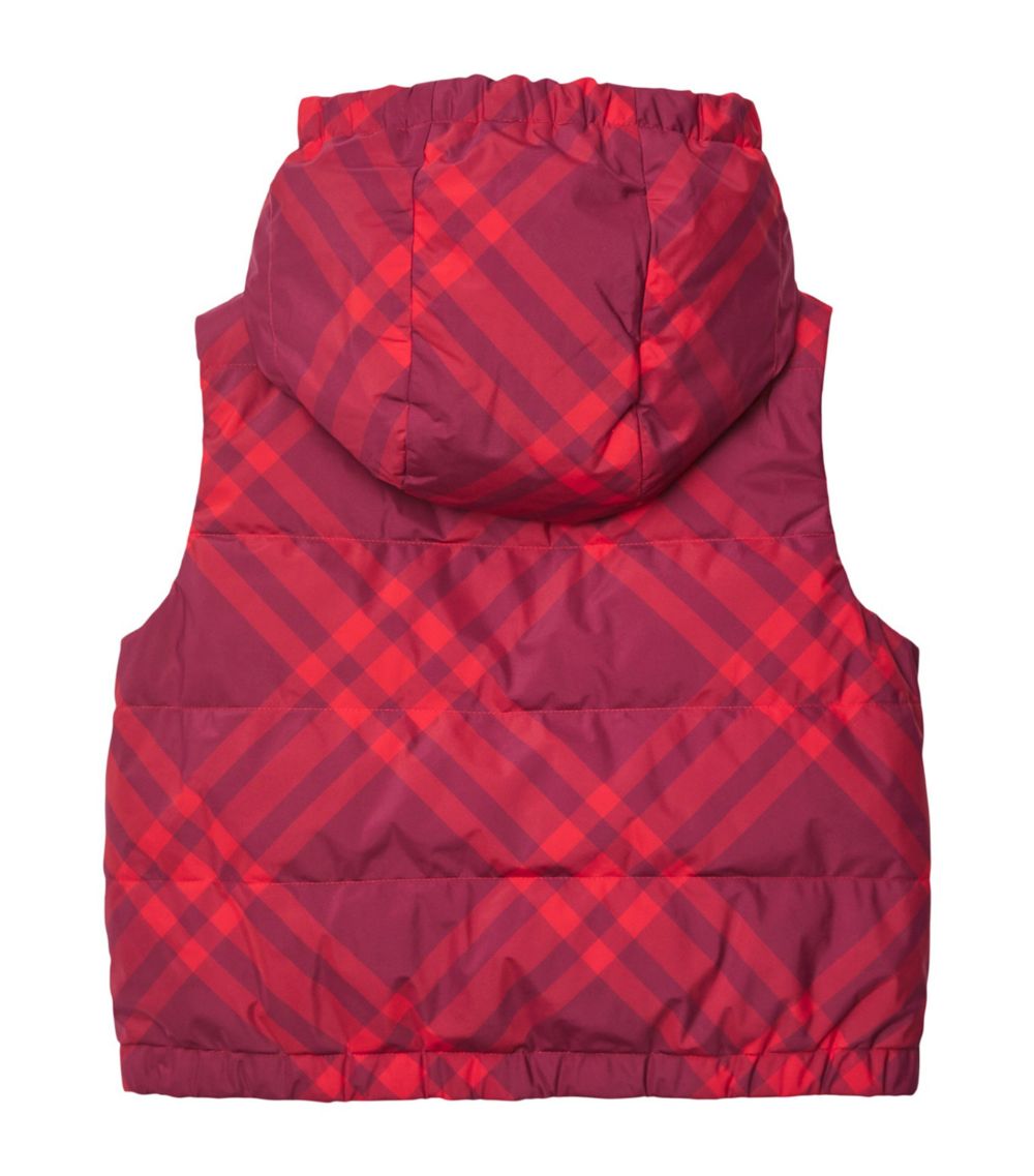 Burberry Burberry Kids Check Print Gilet (3-14 Years)