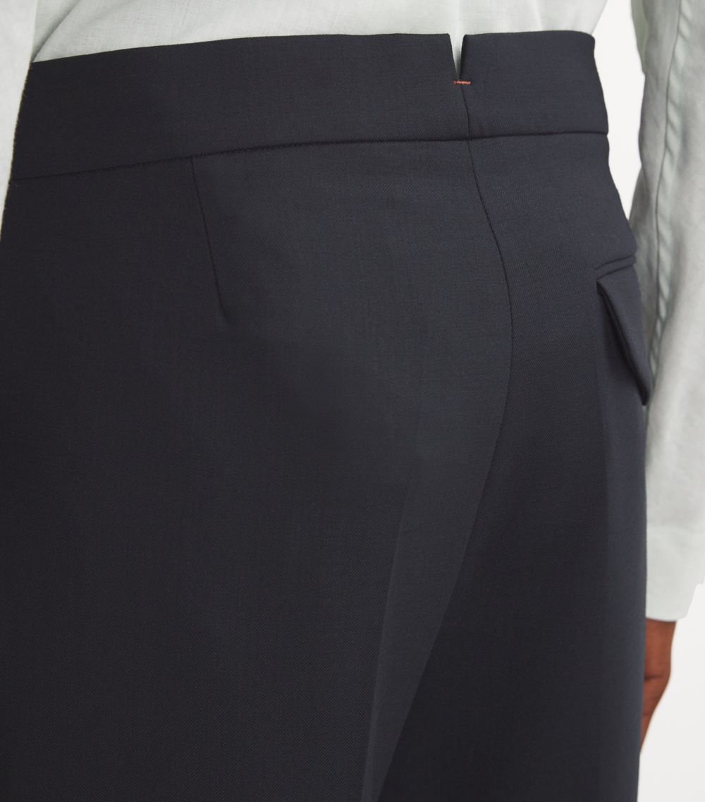 Limitato Limitato Cashmere-Blend Split-Hem Trousers