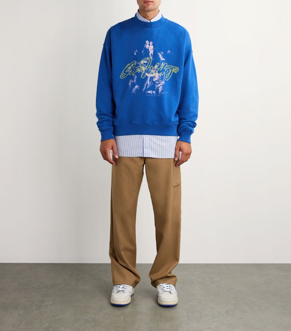 OFF-WHITE Off-White Cotton Graphic Print Sweatshirt