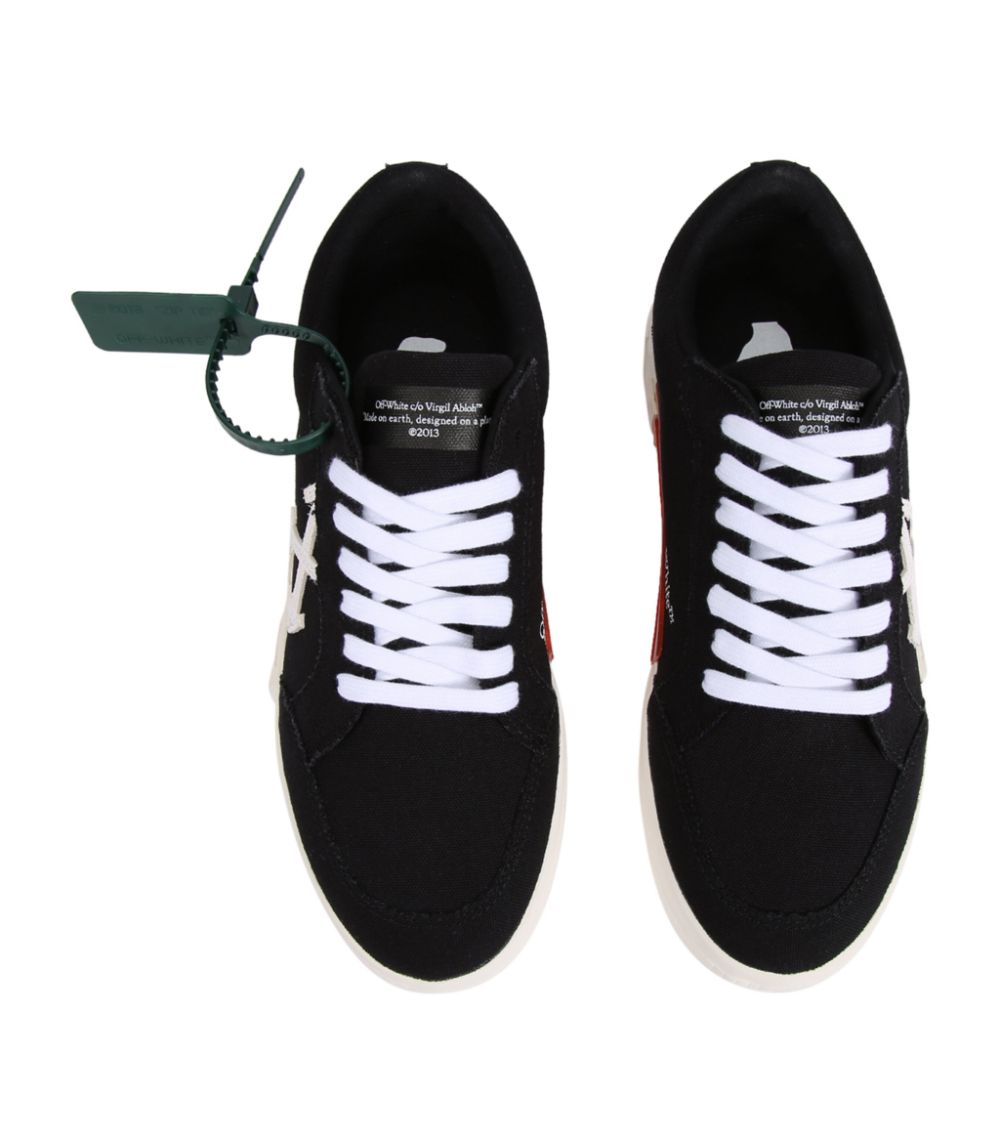 OFF-WHITE Off-White Canvas Vulcanized Low-Top Sneakers