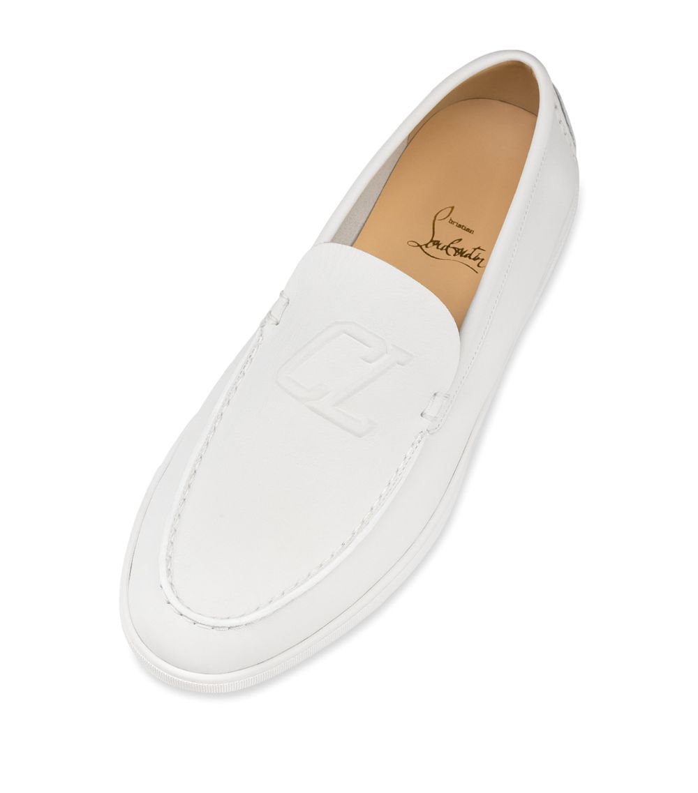 Christian Louboutin Christian Louboutin Calf Leather Boat Shoes