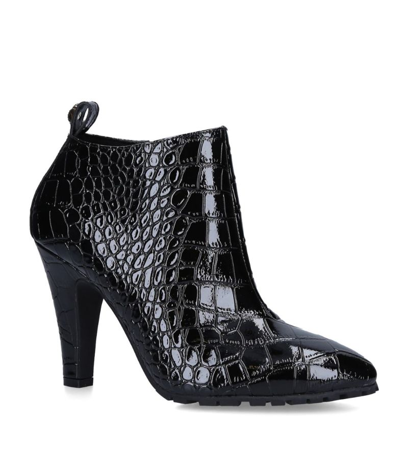 Kurt Geiger London Kurt Geiger London Croc-Embossed Shoreditch Ankle Boots 100