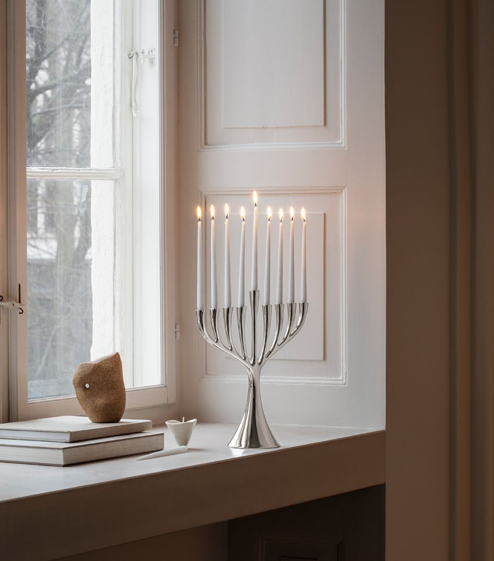 Georg Jensen Georg Jensen Large Stainless Steel Cobra Menorah