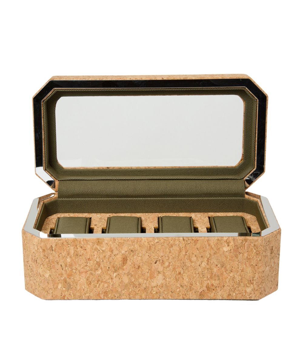 Wolf Wolf Cork Cortiça 4-Piece Watch Box