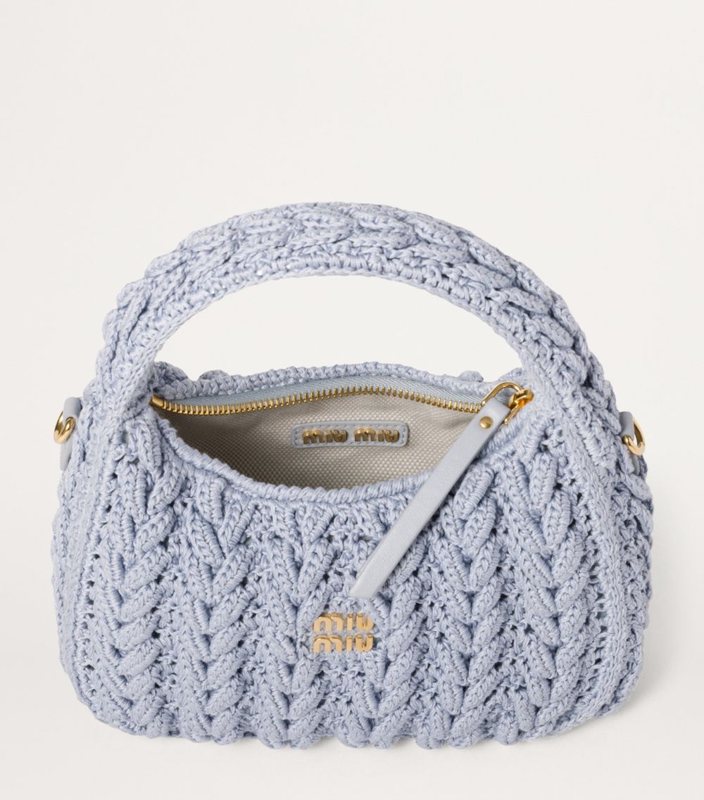 Miu Miu Miu Miu Woven Wander Shoulder Bag