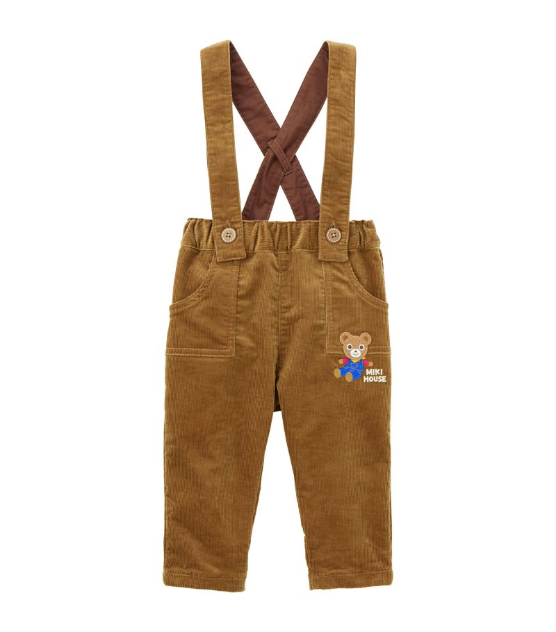 Miki House Miki House Corduroy Dungarees (2-7 Years)