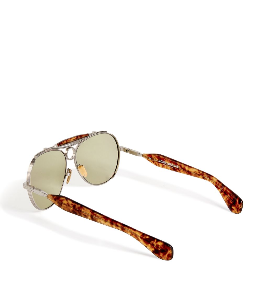 Jacques Marie Mage Jacques Marie Mage Aspen Aviator Sunglasses