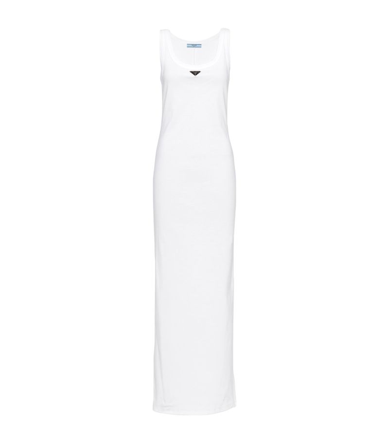 Prada Prada Cotton Jersey Maxi Dress