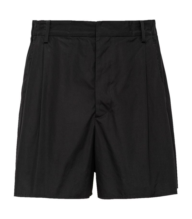 Prada Prada Cotton Tailored Shorts