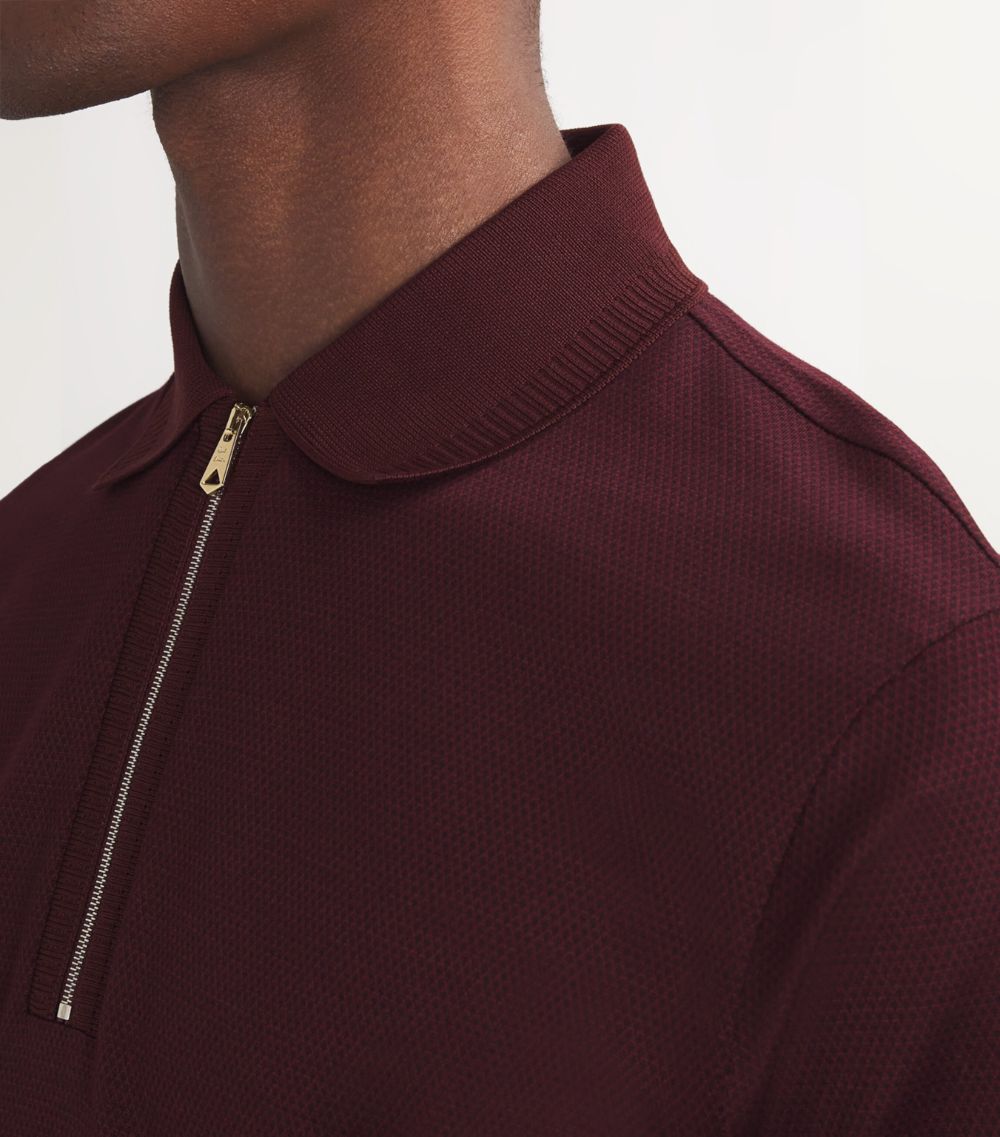 Paul Smith Paul Smith Cotton Zipped Polo Shirt