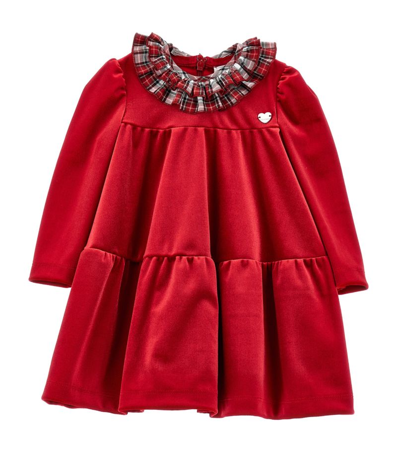 Monnalisa Monnalisa Tiered Long-Sleeve Dress (3-36 Months)