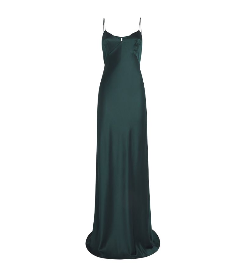 Max Mara Max Mara Silk A-Line Gown