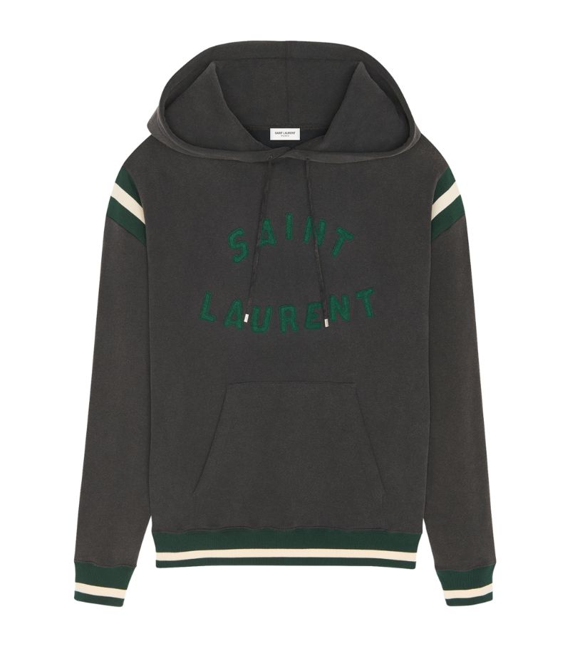 Saint Laurent Saint Laurent Cotton Logo Hoodie