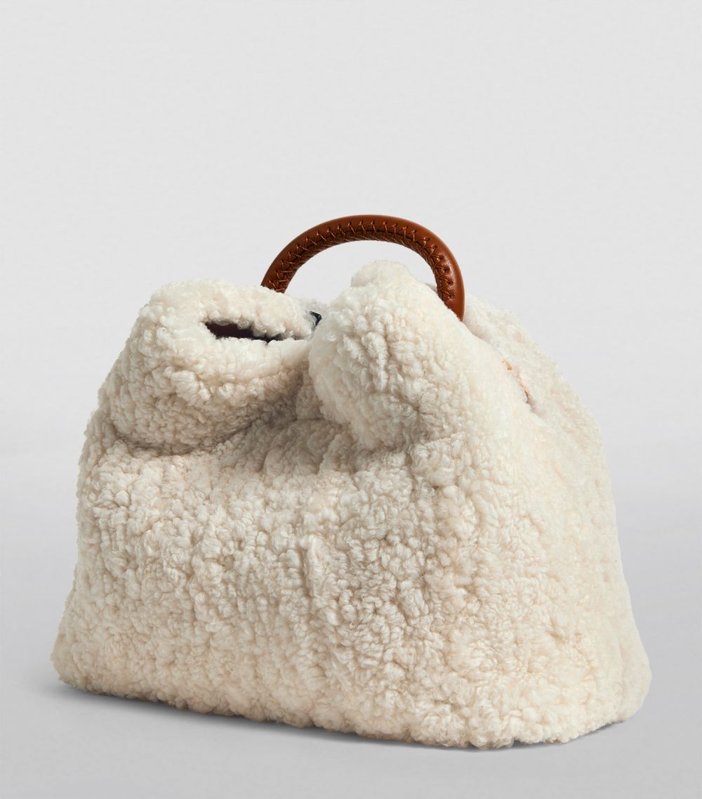 Elleme Elleme Small Shearling Baozi Tote Bag