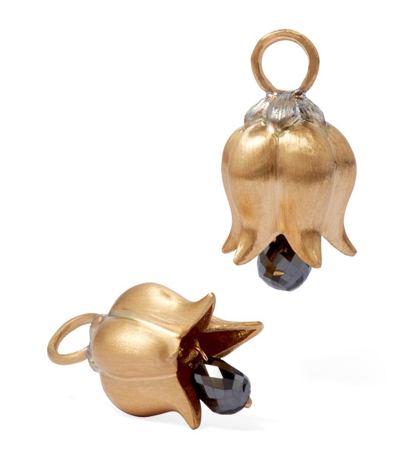 Annoushka Annoushka Yellow Gold And Diamond Tulip Earrings