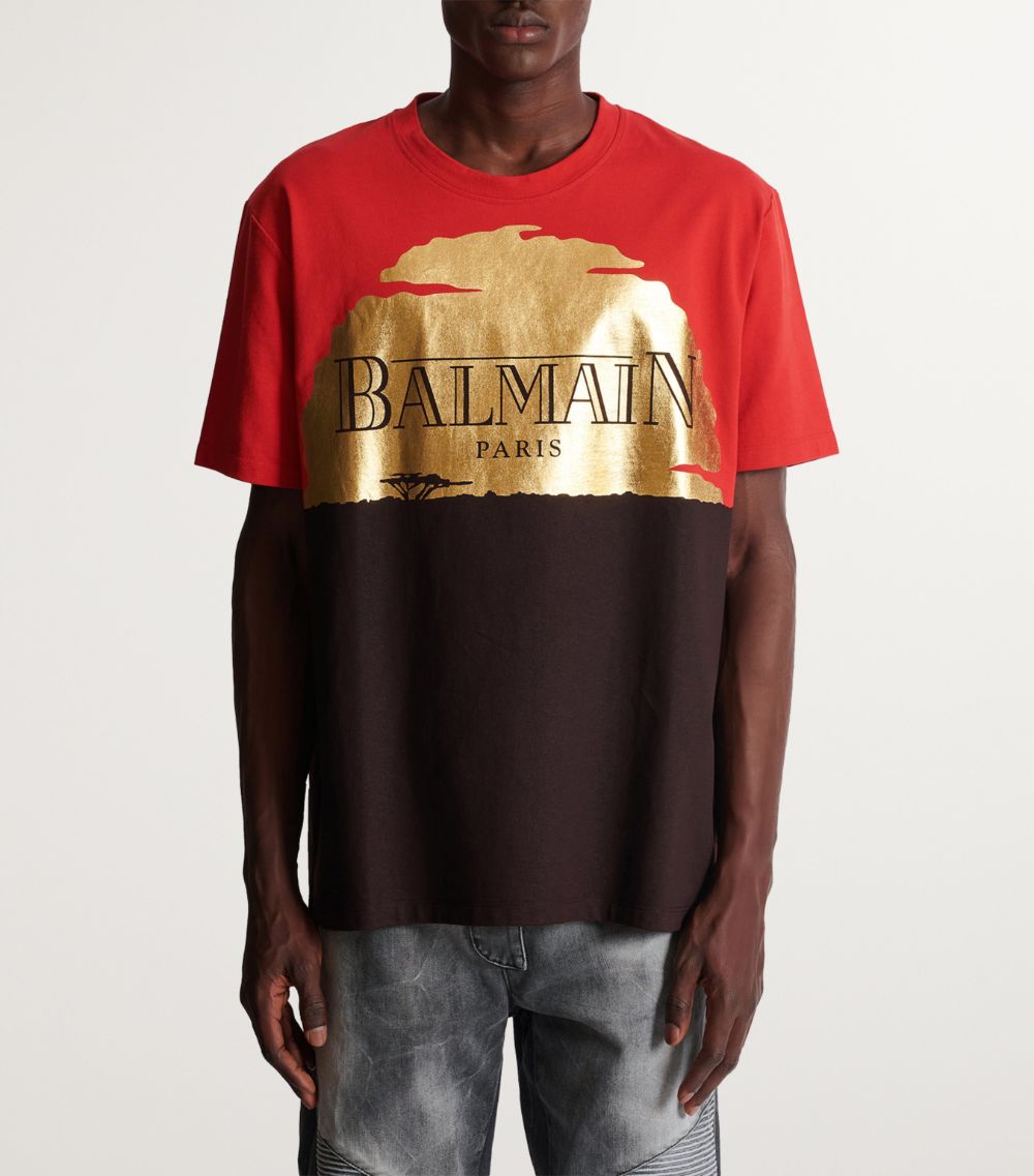 Balmain Balmain X Disney The Lion King Sunrise T-Shirt