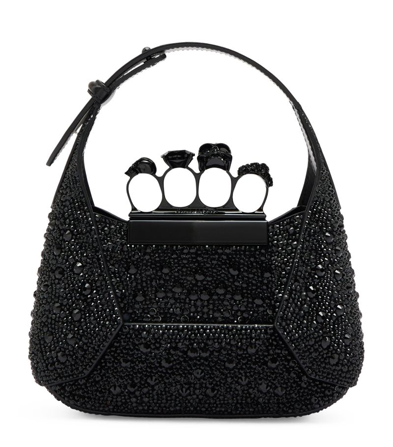 Alexander McQueen Alexander Mcqueen Mini Jewelled Hobo Bag