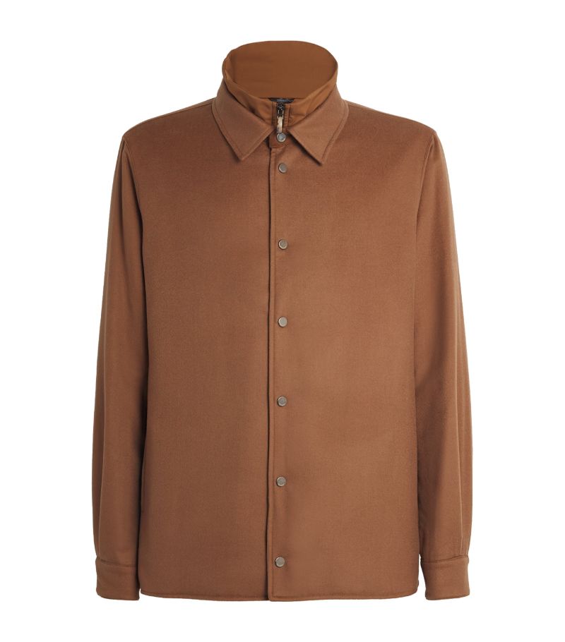 Colombo Colombo Cashmere Zip-Insert Overshirt