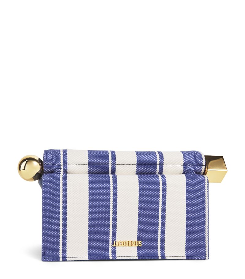 Jacquemus Jacquemus Striped Take-Out Clutch Bag