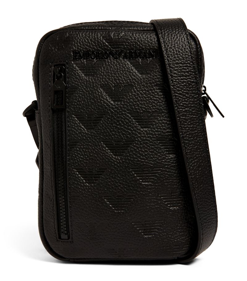 Emporio Armani Emporio Armani Leather Logo Cross-Body Bag