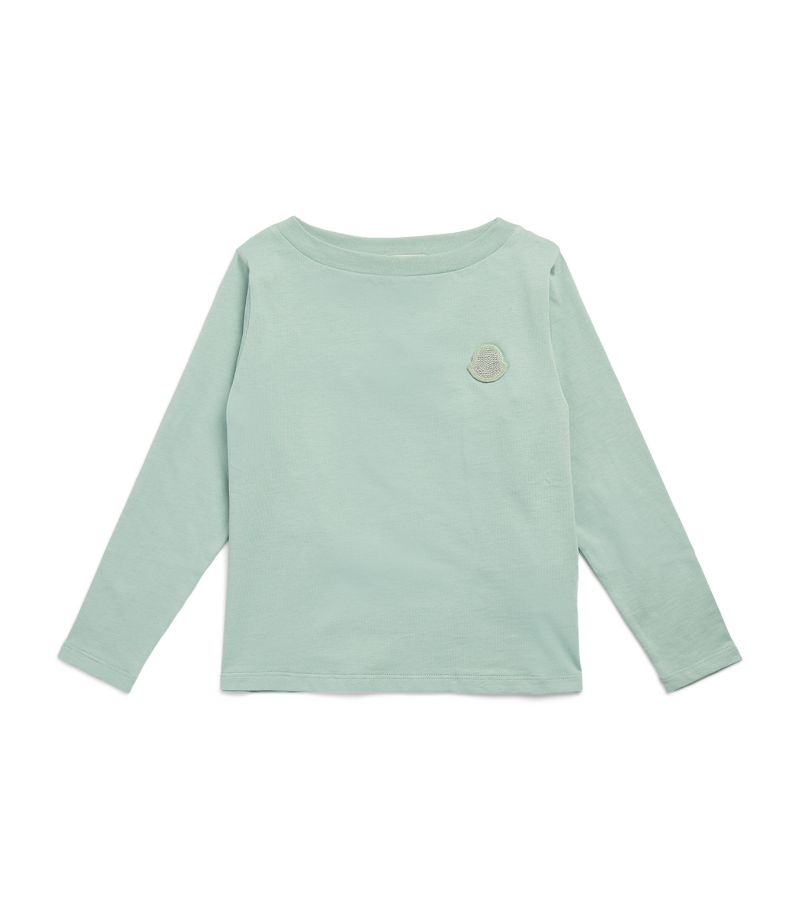 Moncler Enfant Moncler Enfant Cotton Diamanté-Logo T-Shirt (4-6 Years)
