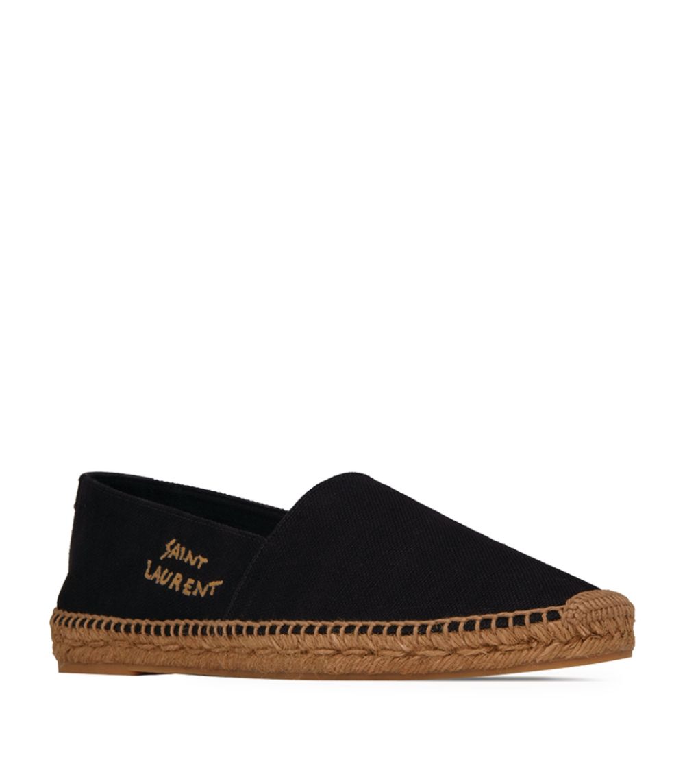 Saint Laurent Saint Laurent Embroidered Logo Espadrilles