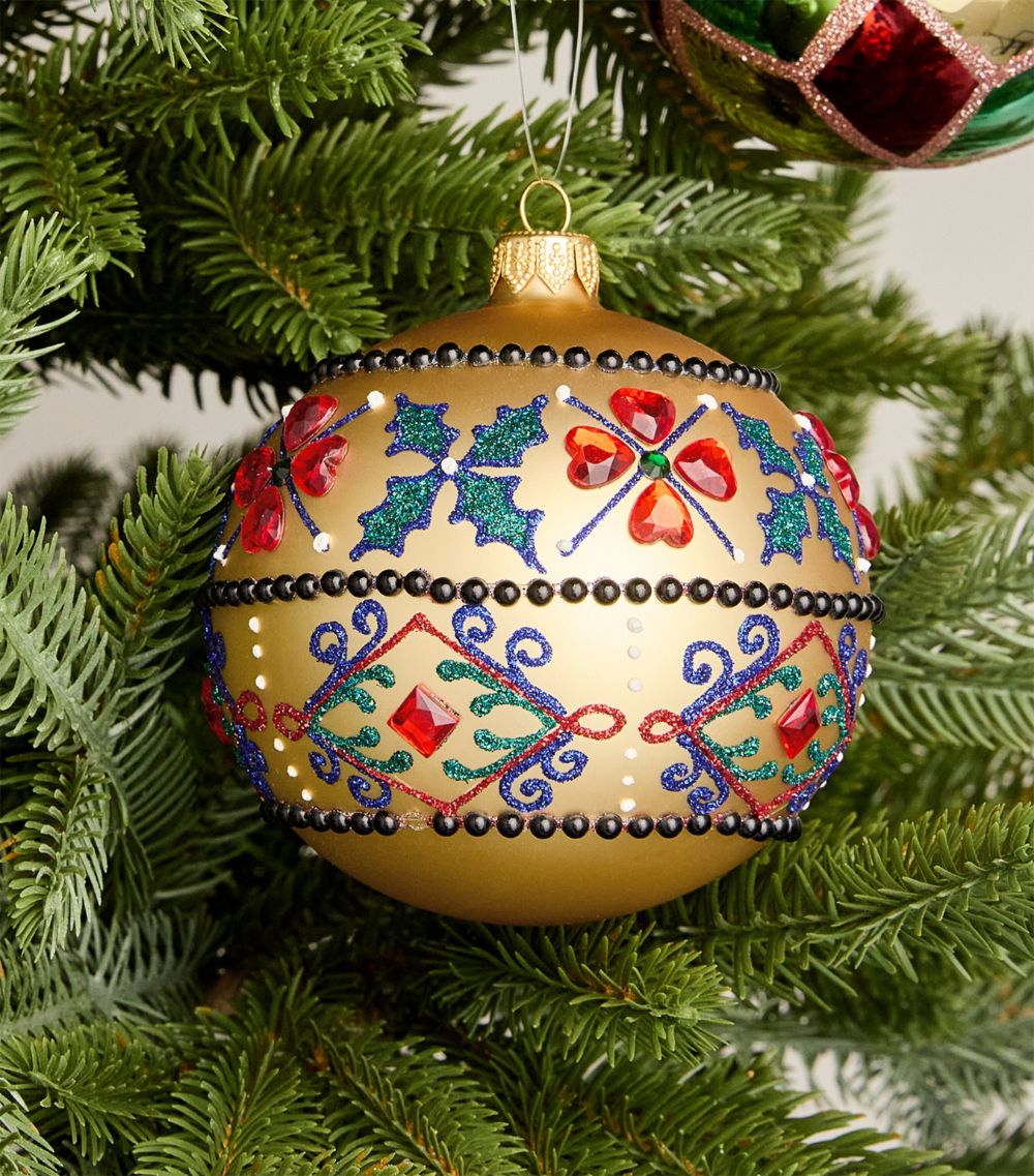 Harrods Harrods Embellished Folk Bauble