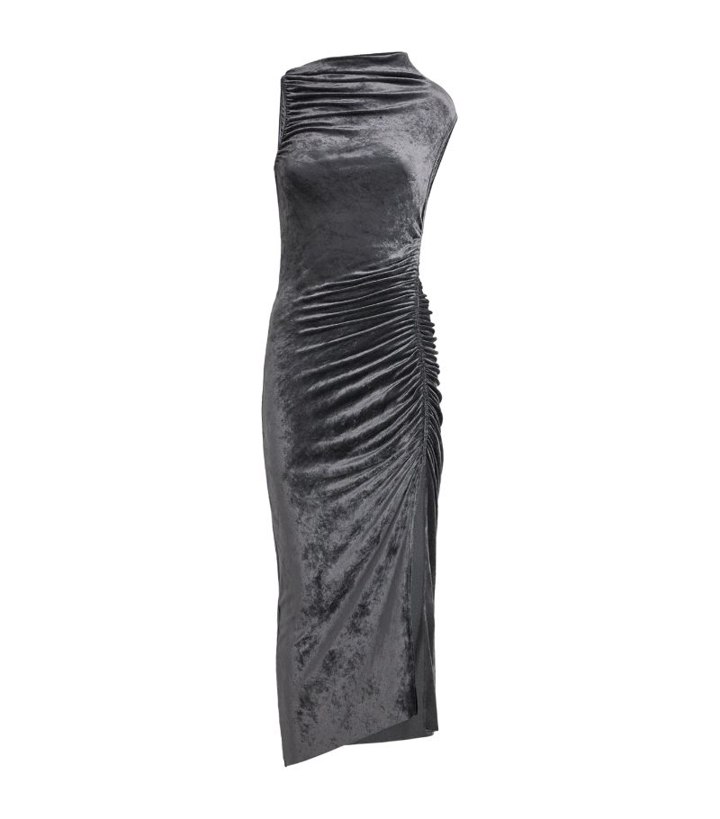 Rick Owens Rick Owens Ruched Svita Midi Dress