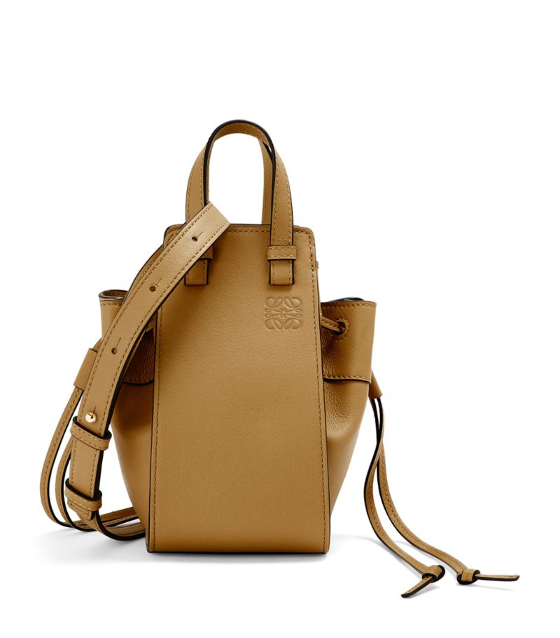 Loewe LOEWE Mini Leather Hammock Top-Handle Bag